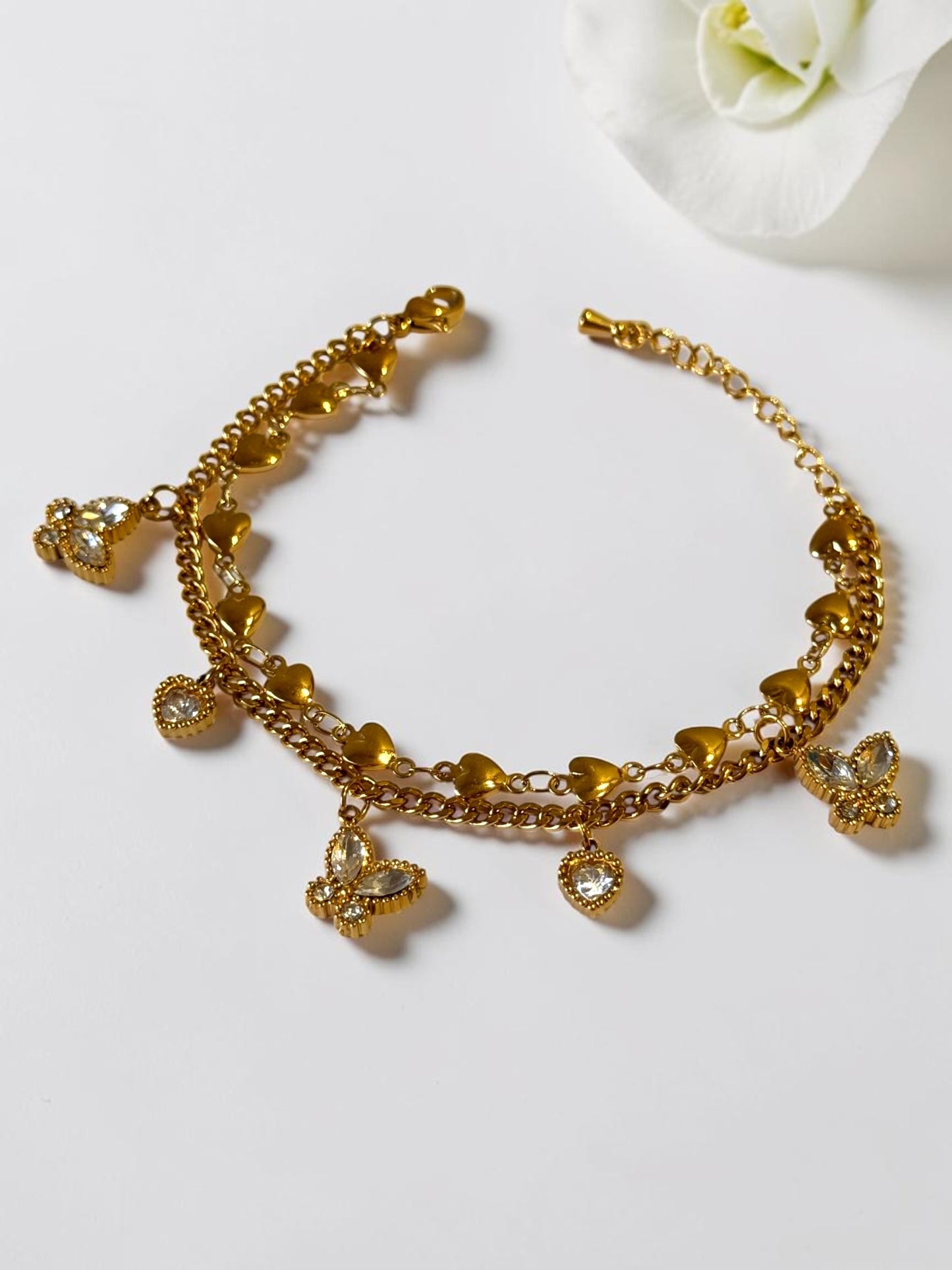 GOLDEN LAYERED DAIZY BRACELET
