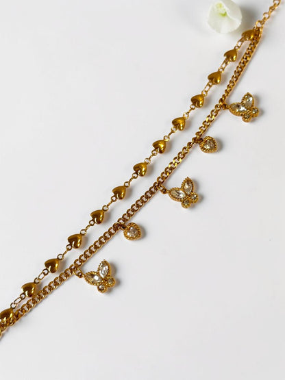 GOLDEN LAYERED DAIZY BRACELET