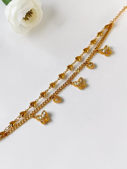 GOLDEN LAYERED DAIZY BRACELET