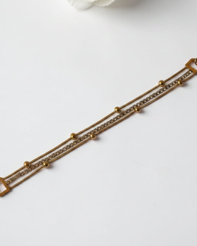 GOLDEN LAYERED NINA BRACELET