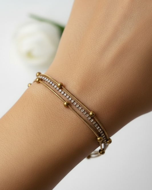 GOLDEN LAYERED NINA BRACELET