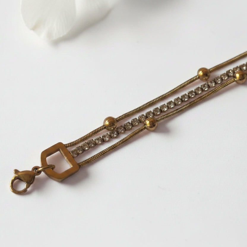 GOLDEN LAYERED NINA BRACELET