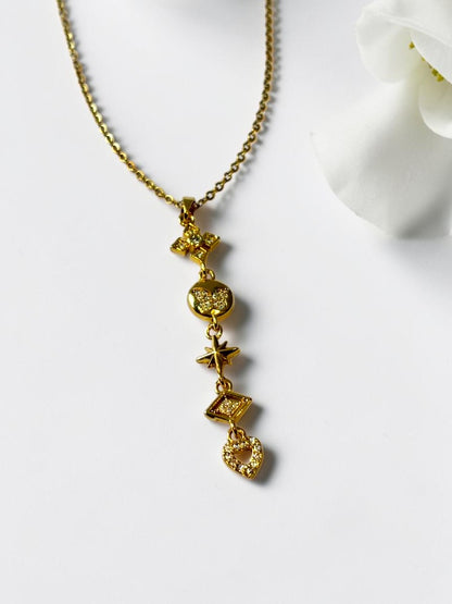 GOLDEN MRUNALI NECKLACE