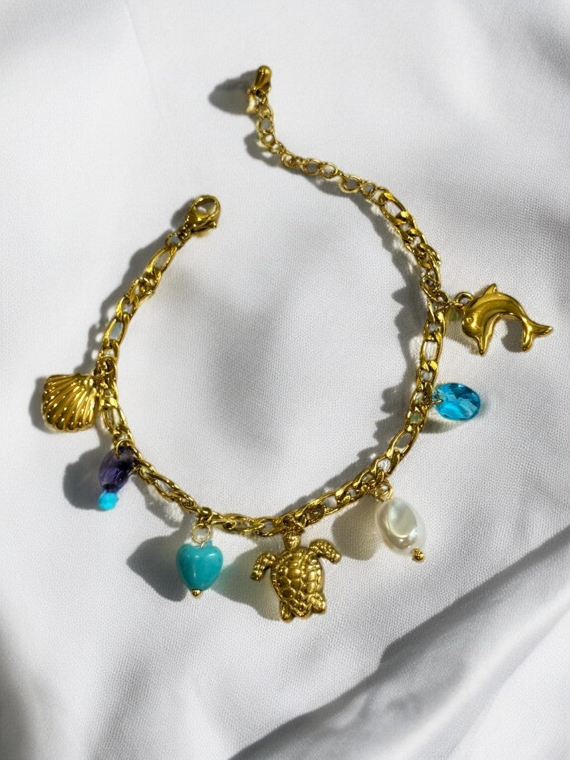 GOLDEN OCEAN CHARM JAJIEL BRACELET