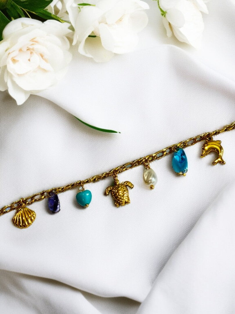 GOLDEN OCEAN CHARM JAJIEL BRACELET