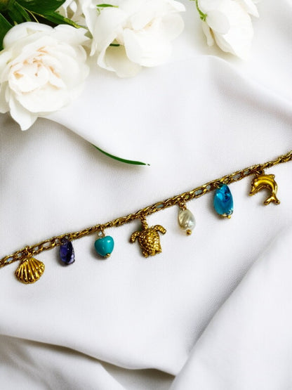 GOLDEN OCEAN CHARM JAJIEL BRACELET