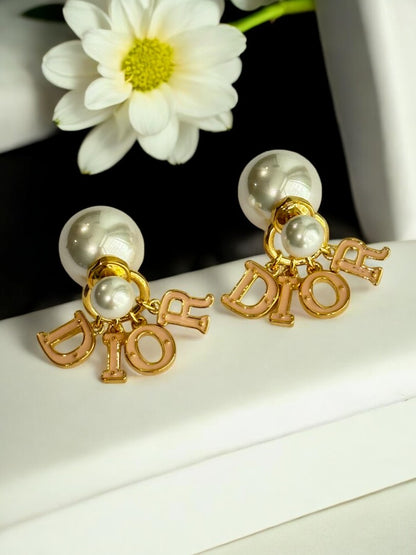 GOLDEN PEARL EMANUEL EARRINGS