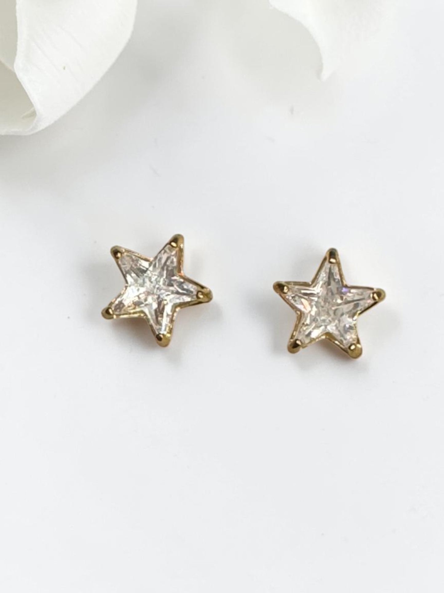 GOLDEN STAR DIAMOND BAYRON EARRINGS