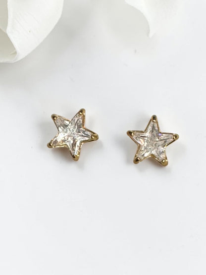 GOLDEN STAR DIAMOND BAYRON EARRINGS