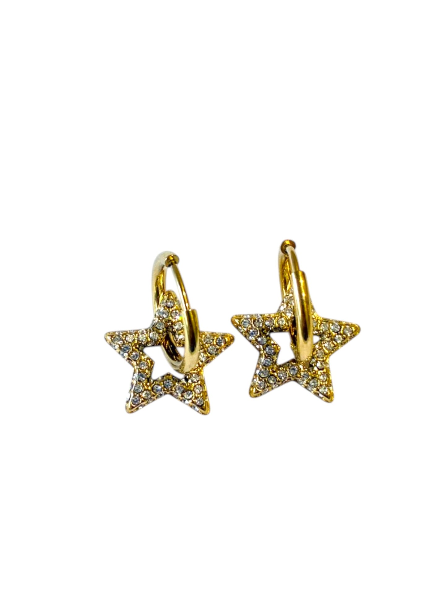 GOLDEN STAR DIAMOND MARNIE EARRINGS