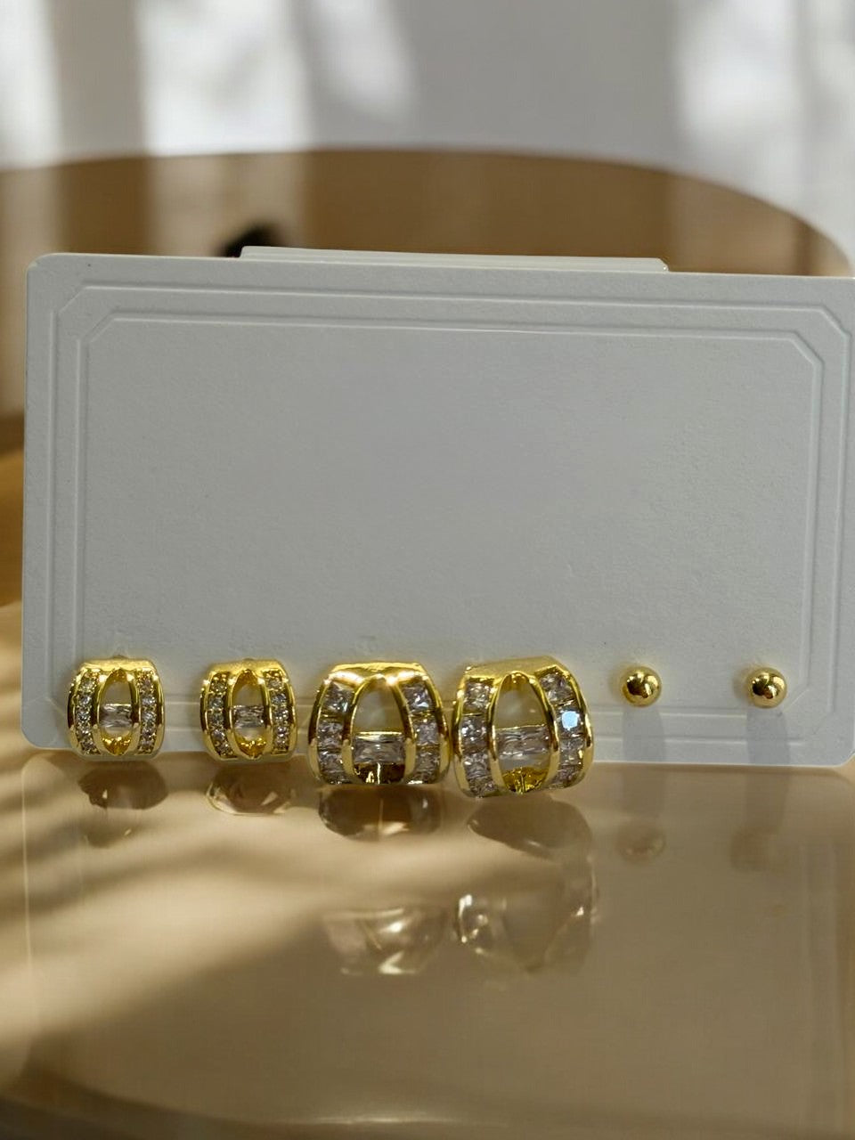THREE PAIR OF EARRINGS