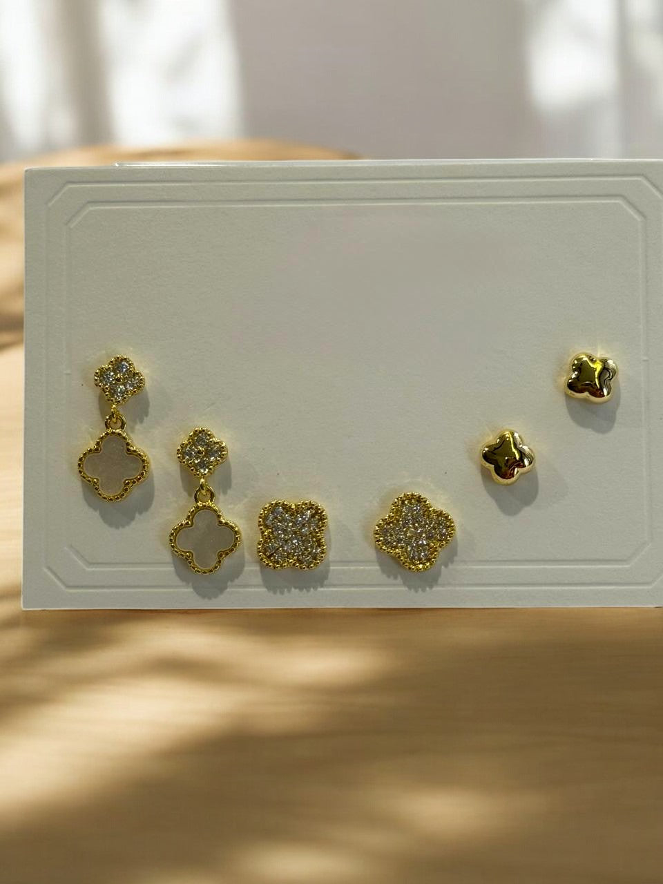 THREE PAIR OF EARRINGS