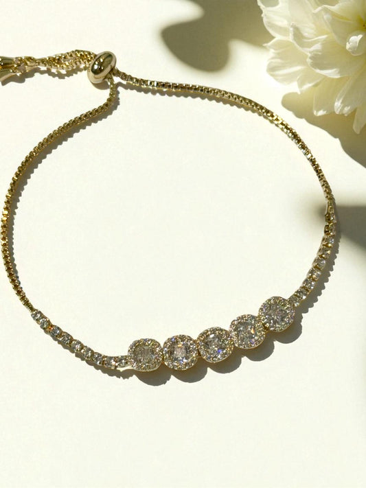 GOLDEN DIAMOND BARCLAY BRACELET