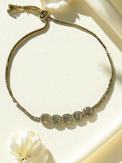 GOLDEN DIAMOND BARCLAY BRACELET