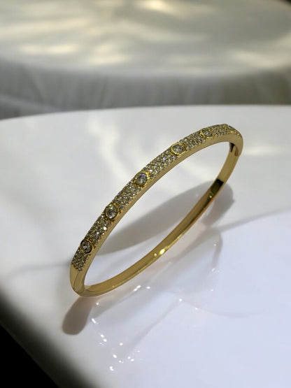 GOLDEN BIG AND SMALL DIAMOND BRACELET