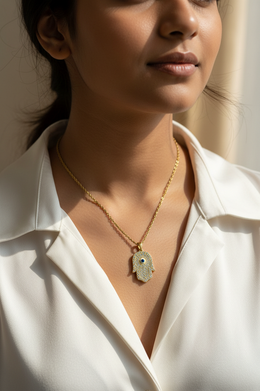 GOLDEN DIAMOND NONVIOLENCE TRUETT NECKLACE