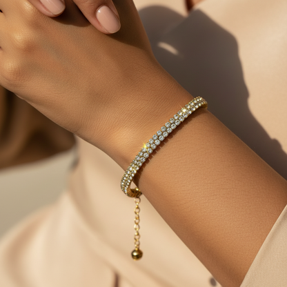 GOLDEN DIAMOND TINSLEY BRACELET