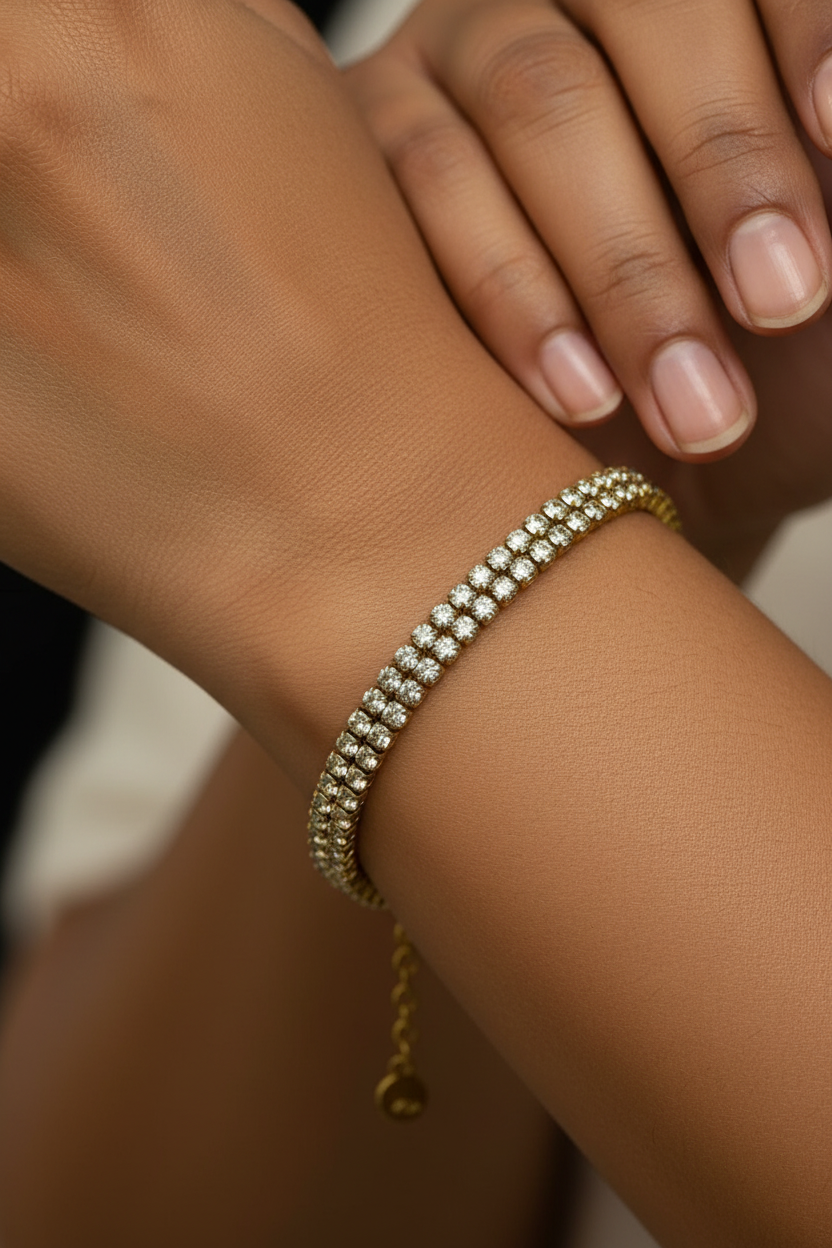 GOLDEN DIAMOND TINSLEY BRACELET
