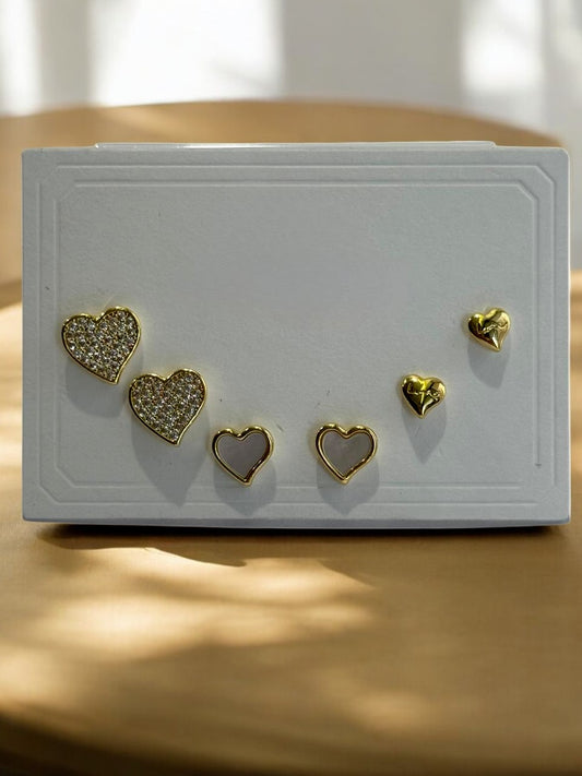 THREE PAIR OF EARRINGS