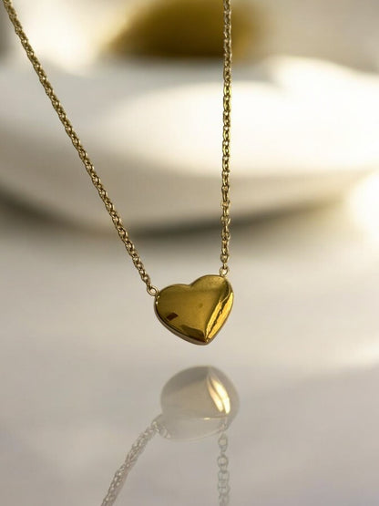 GOLDEN CHAIN WITH GOLDEN HEART