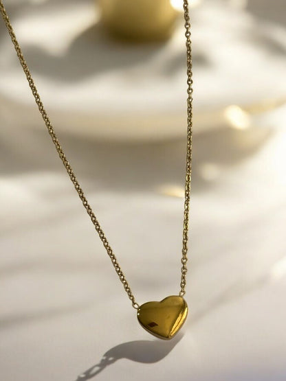 GOLDEN CHAIN WITH GOLDEN HEART