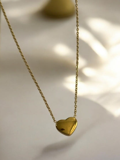 GOLDEN CHAIN WITH GOLDEN HEART