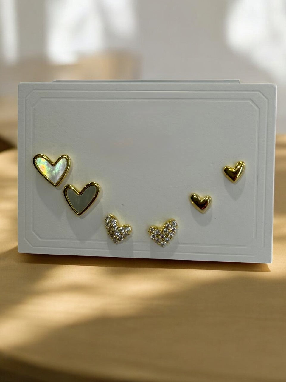 THREE PAIR OF EARRINGS