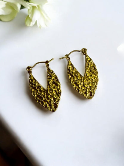GOLDEN LEAF HOOP