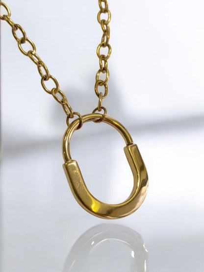 GOLDEN CHAIN WITH LOCK