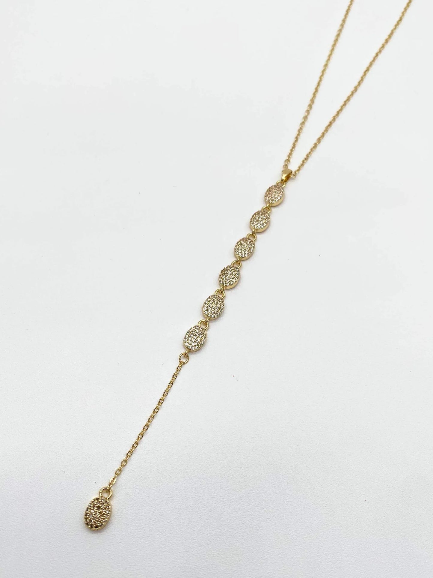 GOLDEN DIAMOND MELISSA NECKLACE (Y)