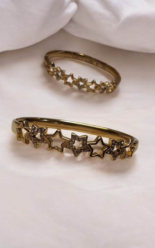 GOLDEN STAR WITH DIAMOND STAR