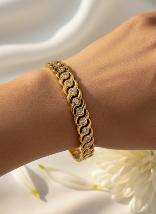 GOLD DIAMOND WILDER  BRACELET
