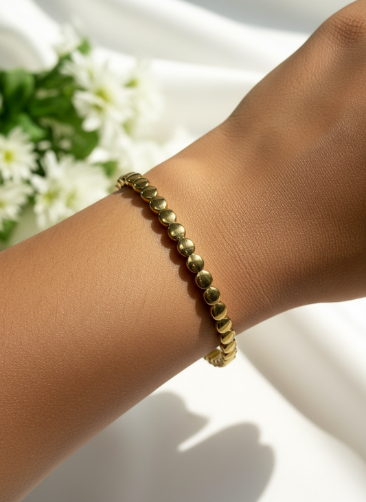 GOLD ROUND GIRIKSHA BRACELET