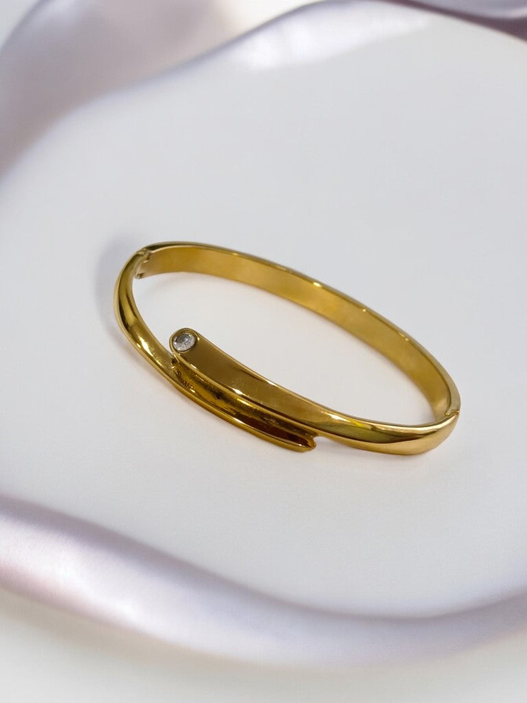 GOLDEN SHINY DIAMOND SIMPLE BRACELET