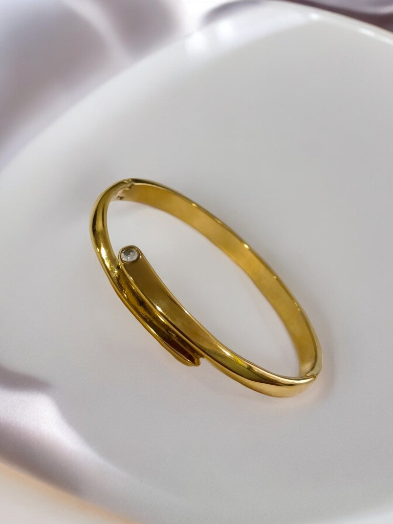 GOLDEN SHINY DIAMOND SIMPLE BRACELET