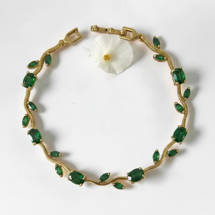 GREEN DIAMOND ALTON TULIP BRACELET