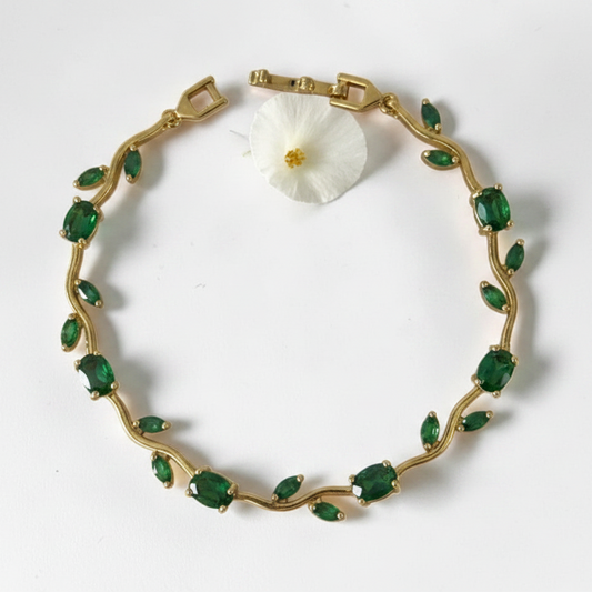 GREEN DIAMOND ALTON TULIP BRACELET