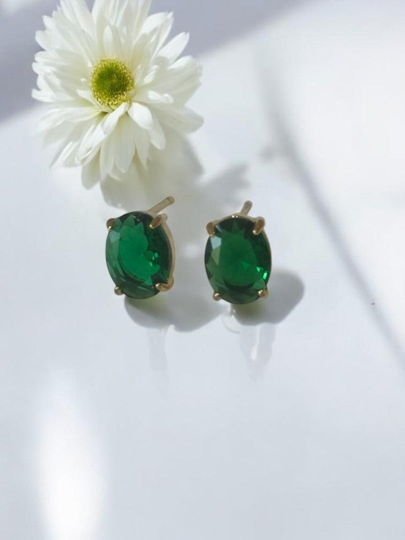 GREEN DIAMOND BRIANA EARRINGS
