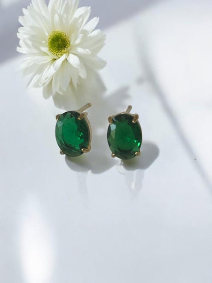 GREEN DIAMOND BRIANA EARRINGS