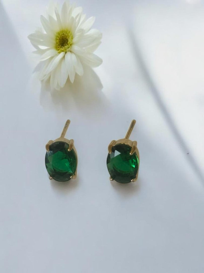 GREEN DIAMOND BRIANA EARRINGS
