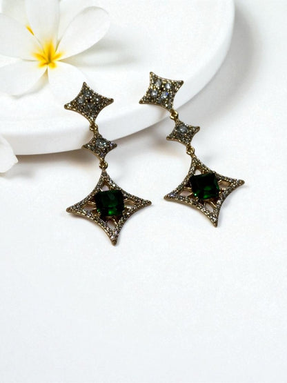 GREEN DIAMOND CALLEN EARRINGS
