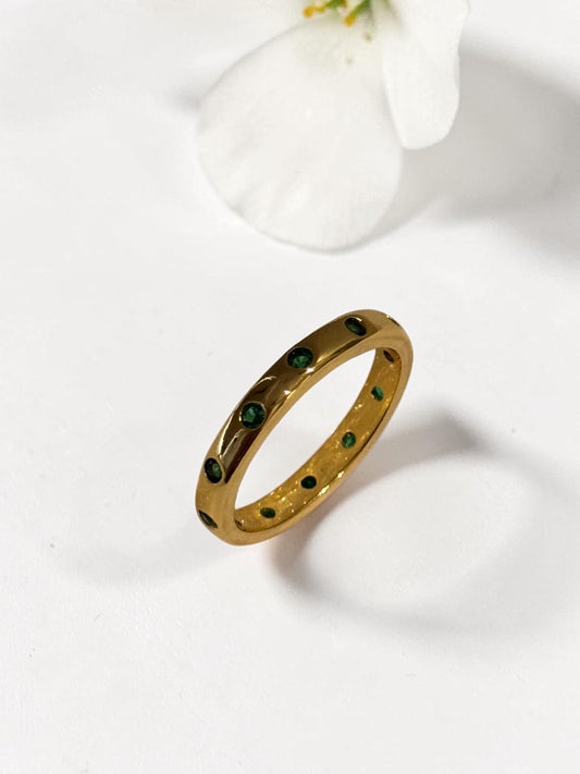 GREEN DIAMOND FARREL RING
