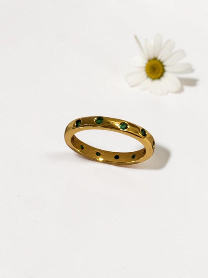 GREEN DIAMOND FARREL RING