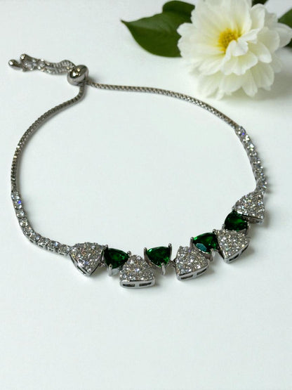 GREEN DIAMOND GEORGE BRACELET