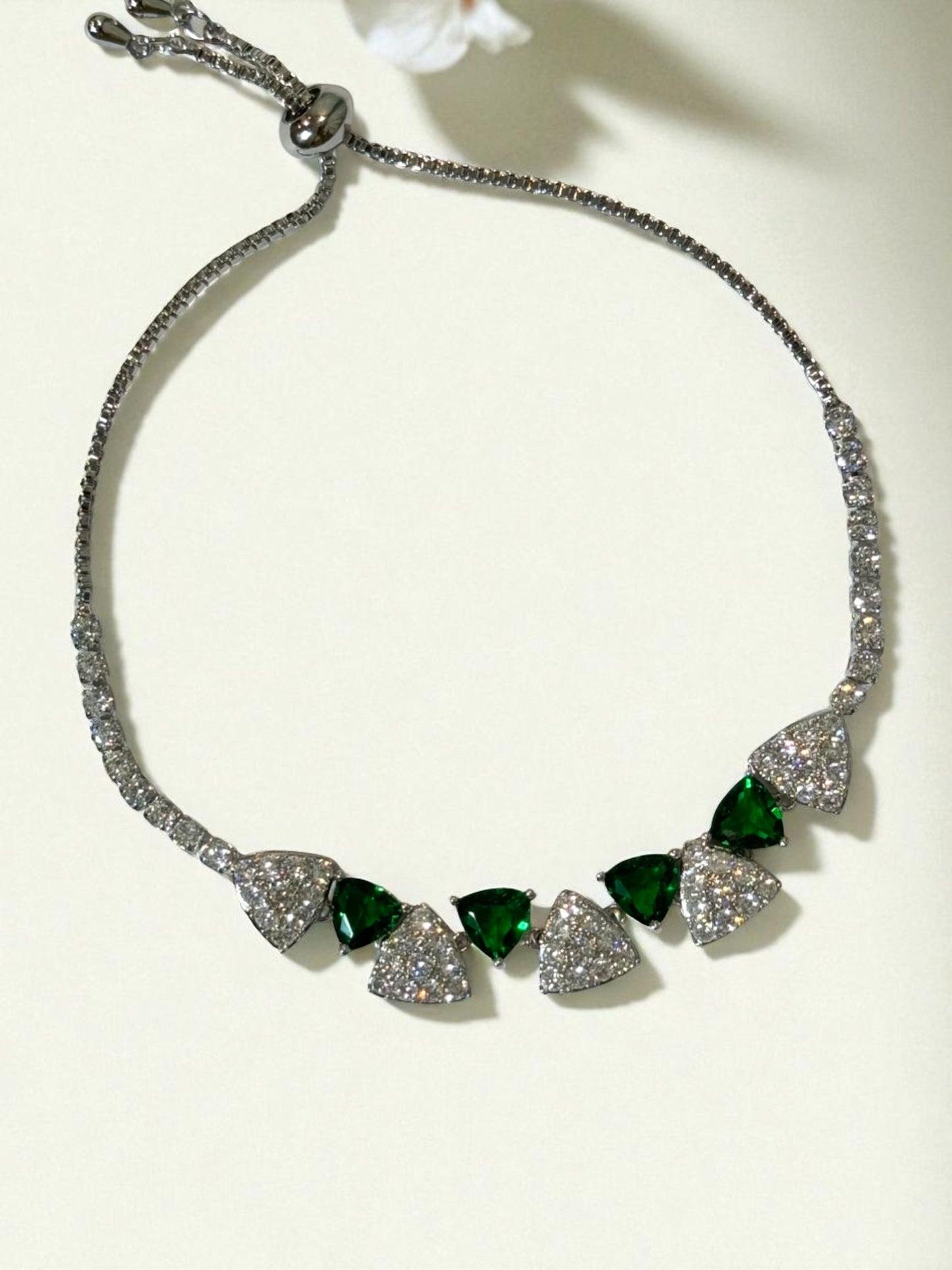 GREEN DIAMOND GEORGE BRACELET