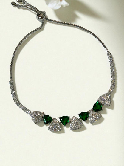 GREEN DIAMOND GEORGE BRACELET