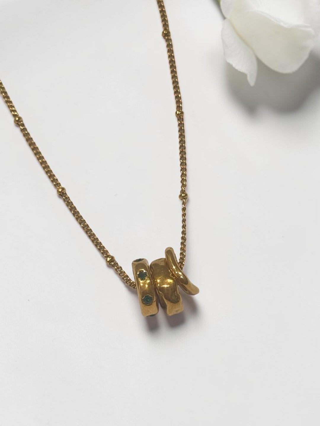 GREEN DIAMOND GIANNA NECKLACE