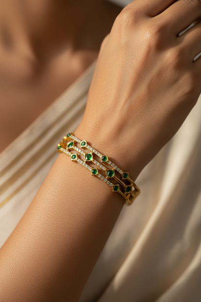GREEN DIAMOND ISABEL BRACELET