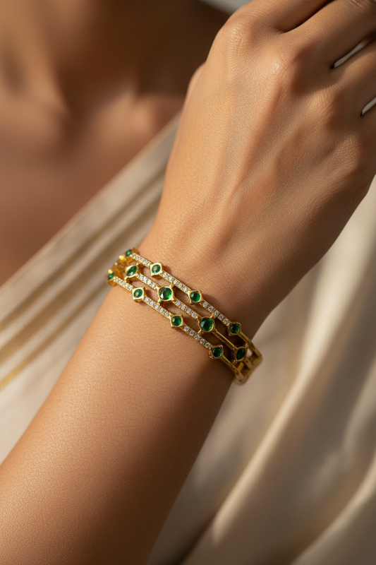 GREEN DIAMOND ISABEL BRACELET