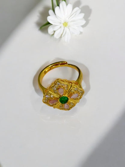 GREEN DIAMOND MARTIN RING